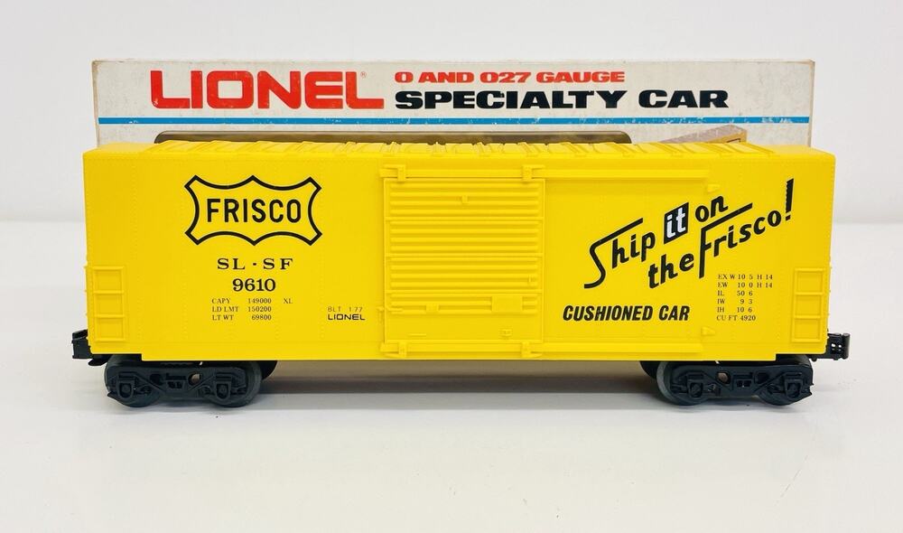 Lionel Frisco Hi-Cube Box Car 6-9610 NOS
